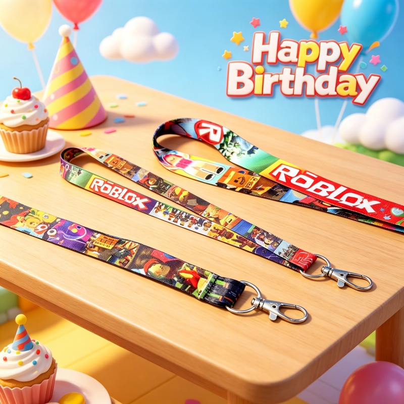 Robloxed Lanyard Cartoon Patte - Gaming Accessories Roblox ulasan dan harga