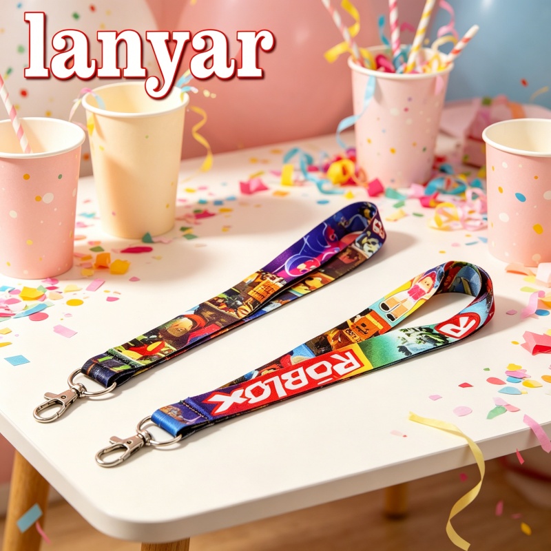 Robloxed Lanyard Cartoon Patte - Gaming Accessories Roblox ulasan dan harga