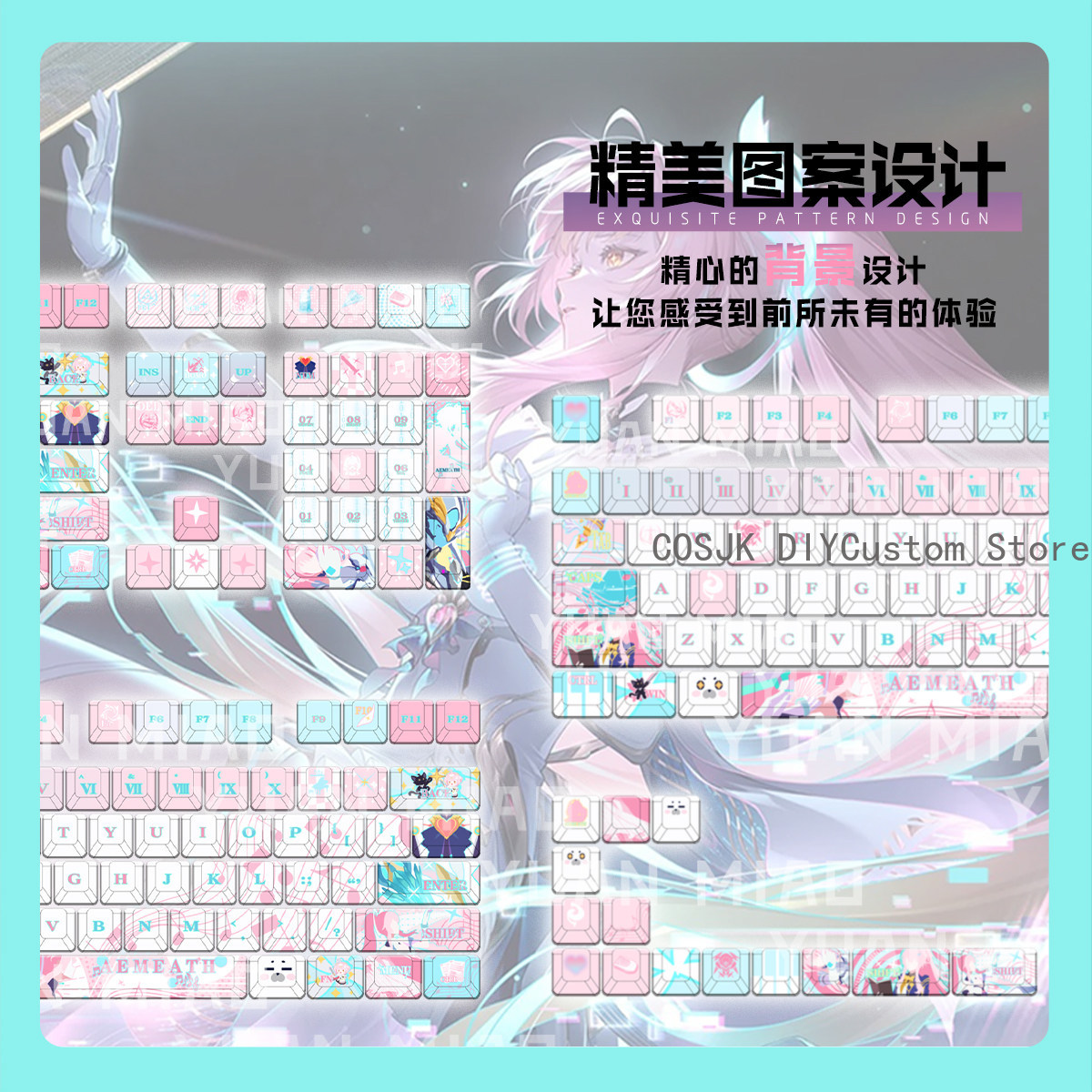 122 Keys Anime Wuthering Waves - Gaming Accessories ulasan dan harga
