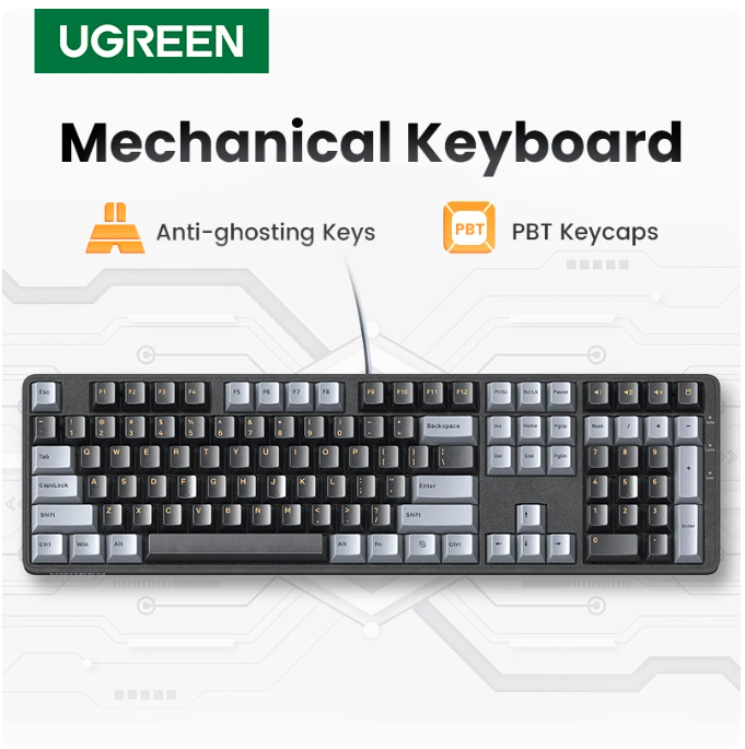UGREEN Keyboard Mechanical Wir - Gaming Accessories ulasan dan harga