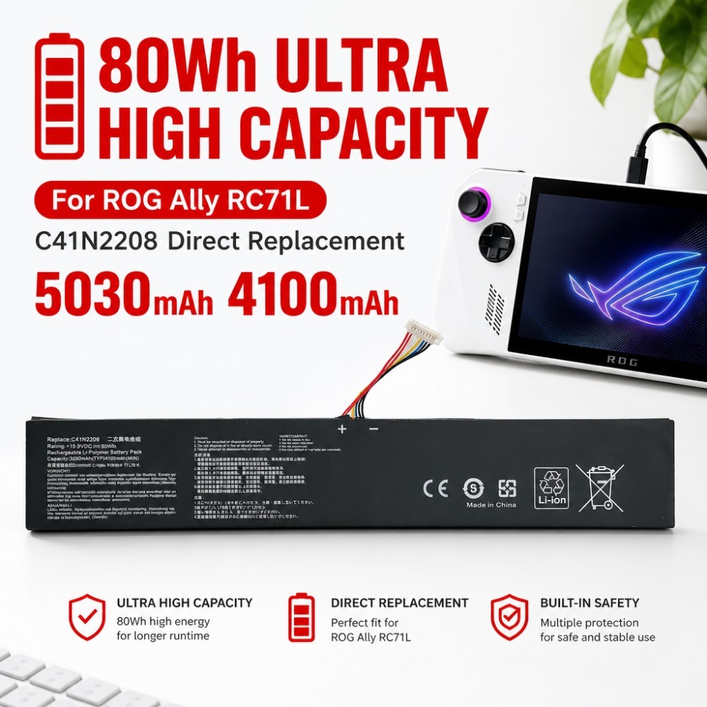 80Wh 5030mAh 4100mAh For ASUS  - Gaming Accessories Asus ulasan dan harga
