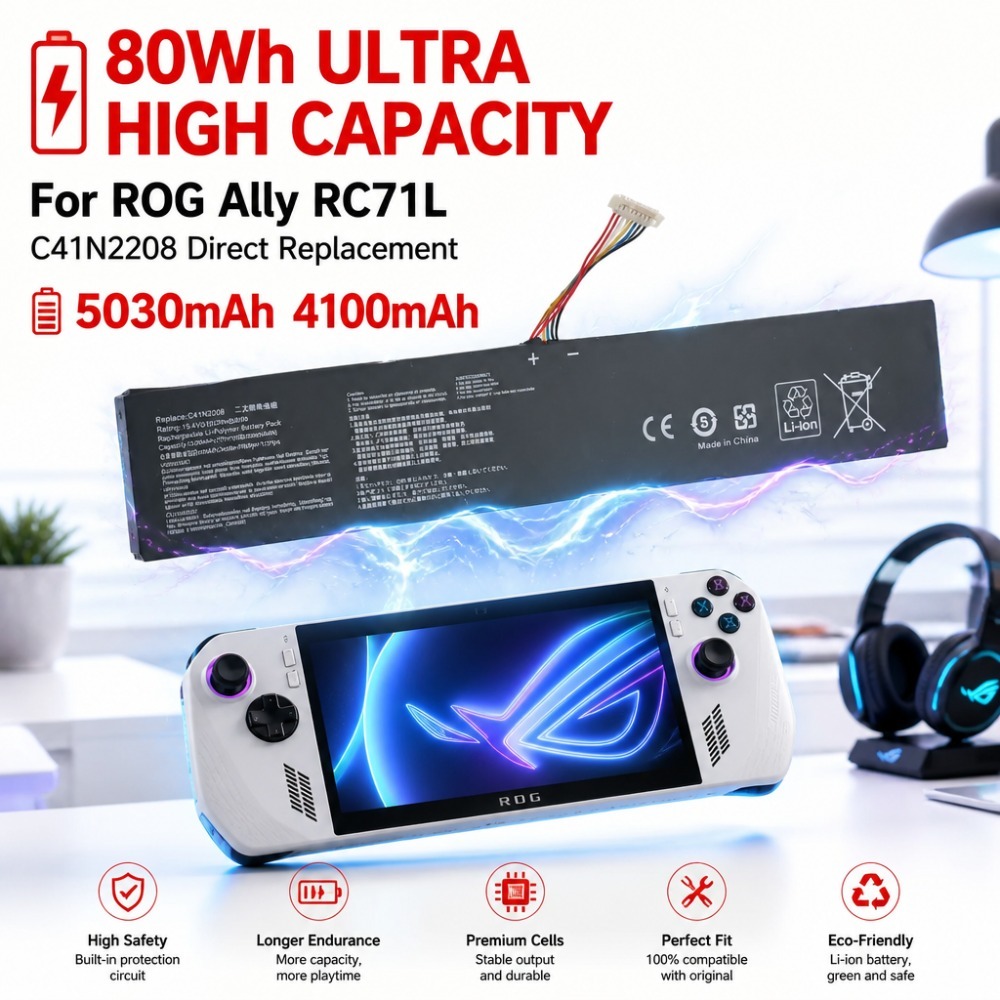 80Wh 5030mAh 4100mAh For ASUS  - Gaming Accessories Asus ulasan dan harga