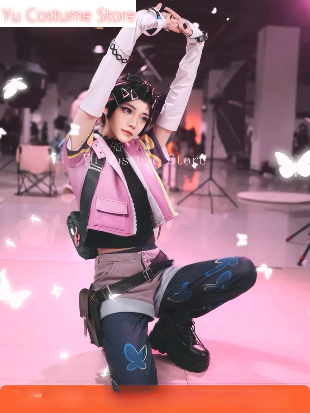 Clove Cosplay Costume Purple G - Gaming Accessories Store ulasan dan harga