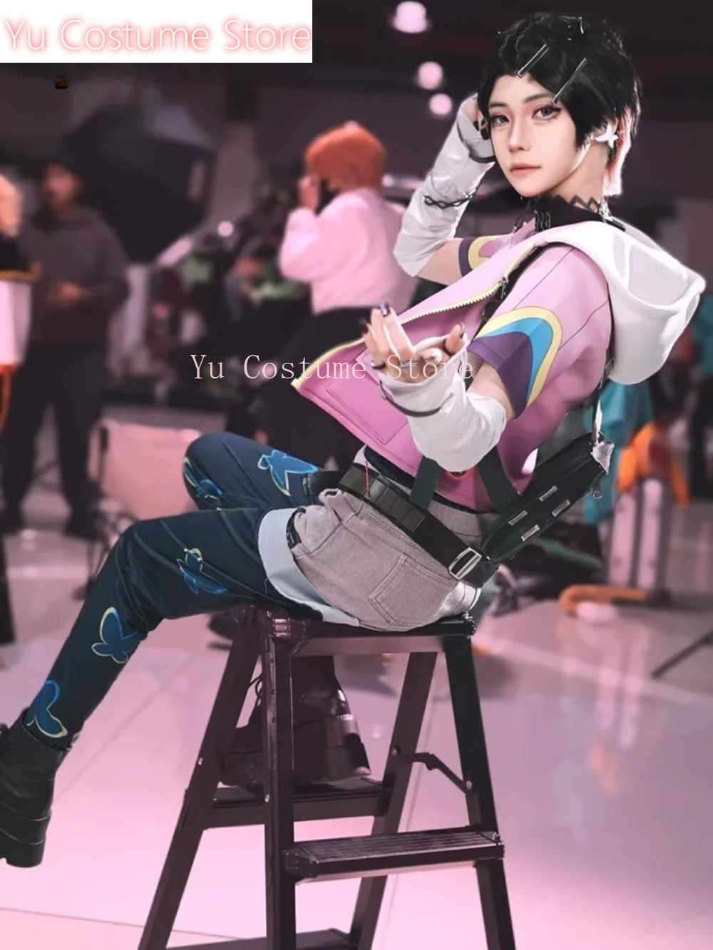 Clove Cosplay Costume Purple G - Gaming Accessories Store ulasan dan harga