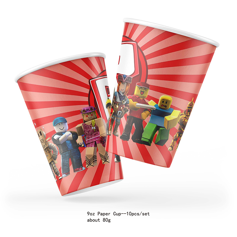 Robot Theme Birthday Party Pap - Gaming Accessories Roblox ulasan dan harga