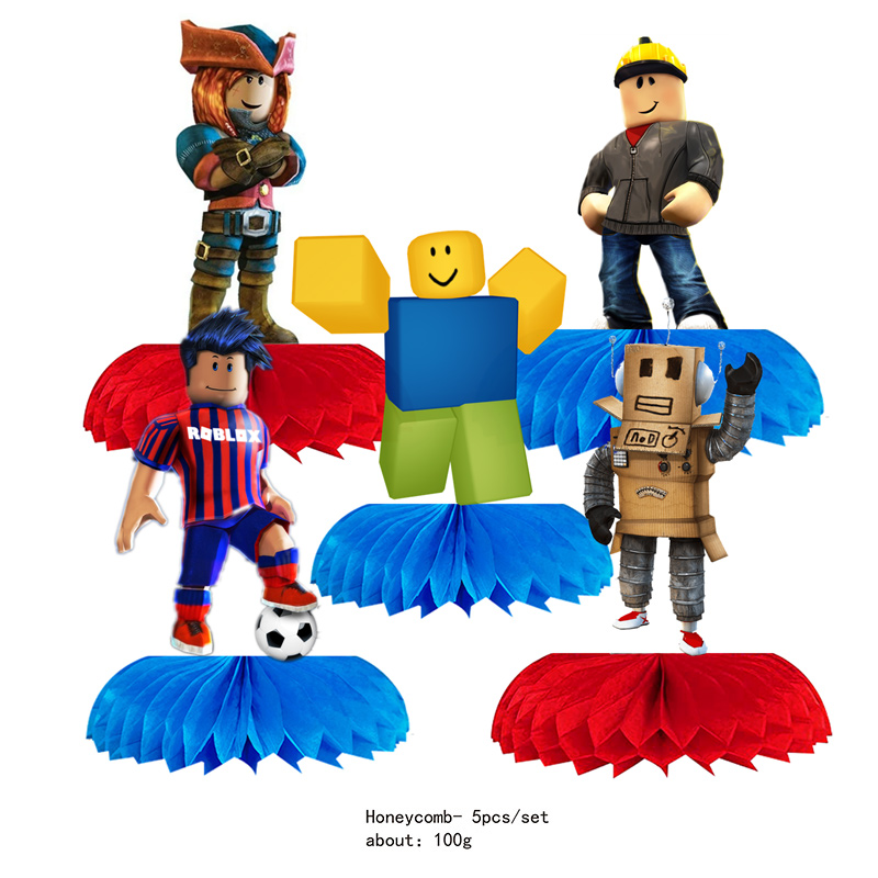 Robot Theme Birthday Party Pap - Gaming Accessories Roblox ulasan dan harga