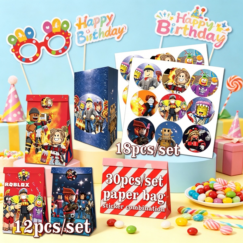 Robloxed Paper Bag Sticker Com - Gaming Accessories Roblox ulasan dan harga