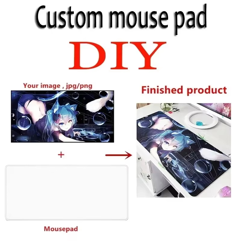 DIY Custom Mouse Pad XXL Anime - Gaming Accessories Companies ulasan dan harga