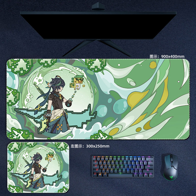 Anime Genshin Impact Mouse Pad - Gaming Accessories Japan ulasan dan harga