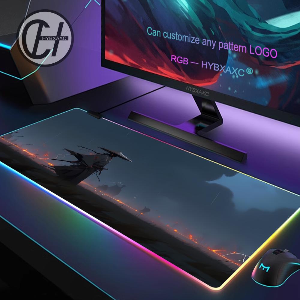 RGB Samurai Warrior Mouse Pad  - Gaming Accessories Companies ulasan dan harga