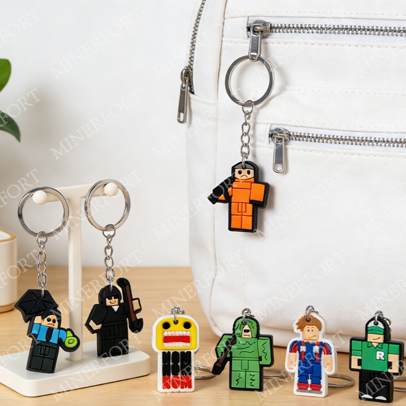 Robloxed Theme Keychains Carto - Gaming Accessories Roblox ulasan dan harga