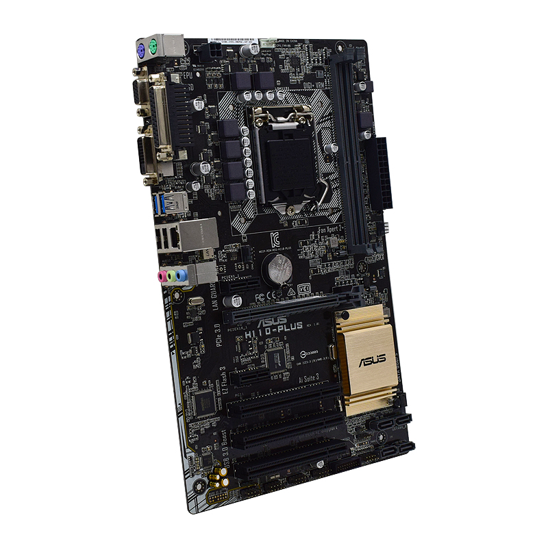 Asus H110-PLUS Motherboard sup - Intel Cpu Core I7 ulasan dan harga