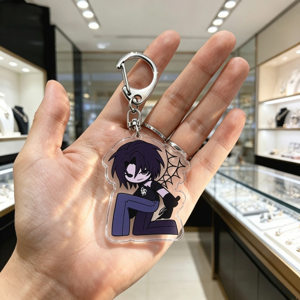 Cute Cartoon Chibi Keychains A - Gaming Accessories ulasan dan harga