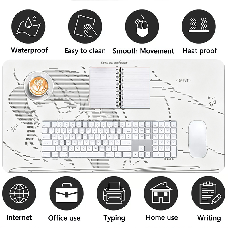 1Pcs Leather Mouse Pad Anime A - Gaming Accessories Wholesale ulasan dan harga